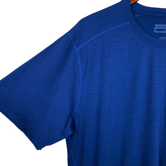 Smartwool Merino 150 Plant Based Dye Short Sleeve Shirt Blue T-shirt Men's XL - Picture 3 of 9